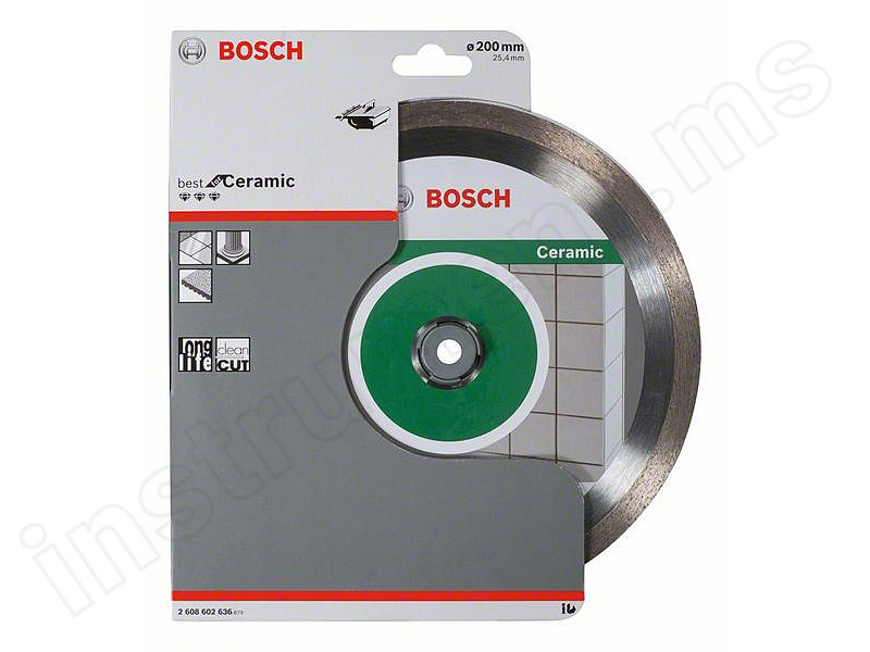 Алмазный диск Bosch 350х30/25,4мм - фото 1