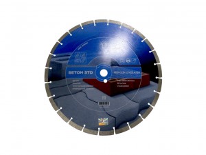 Алмазный диск Diam Бетон STD 400х3,2х12x25,4/20мм - фото 1