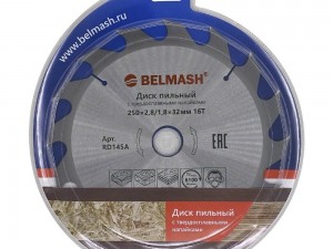Диск пильный BELMASH 250x2,8/1,8x32/30; 16T - фото 1