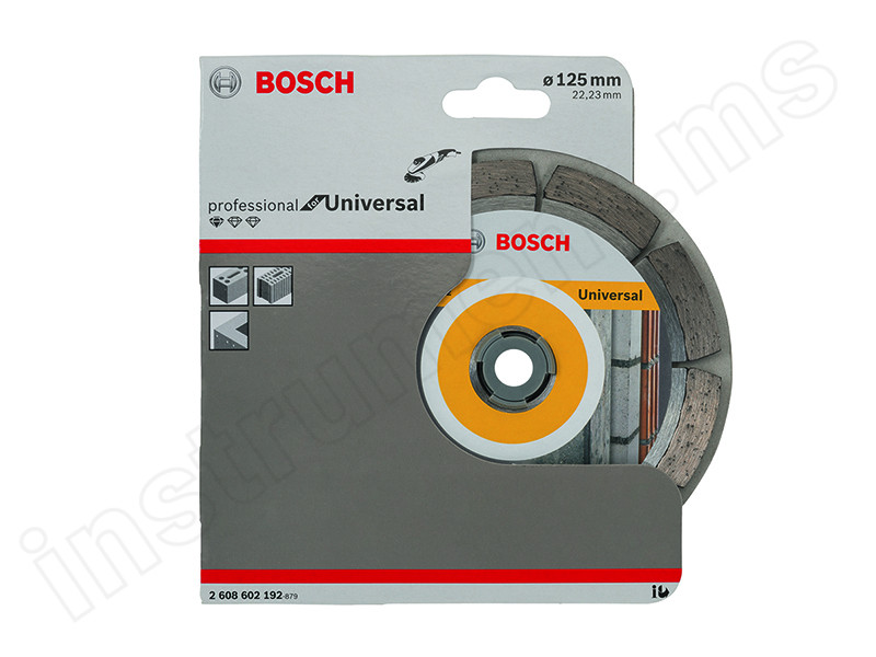 Алмазный диск Standard for Universal Bosch d=125х10х22,2мм - фото 1