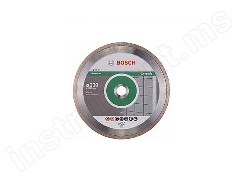 Алмазный диск по керамике Bosch d=230мм - фото 1