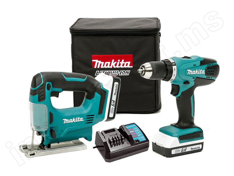 Набор аккумуляторных инструментов Makita DK18298 X1 - фото 1