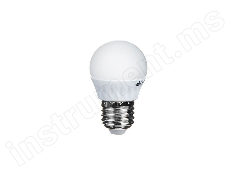 Лампа LED 5Вт 45мм E27 4500К белый свет Экономка Шарик - фото 1