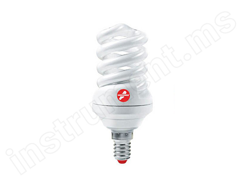 Лампа КЛЛ 15W E27 2700К тёплый свет Экономка Трубка T3 - фото 1
