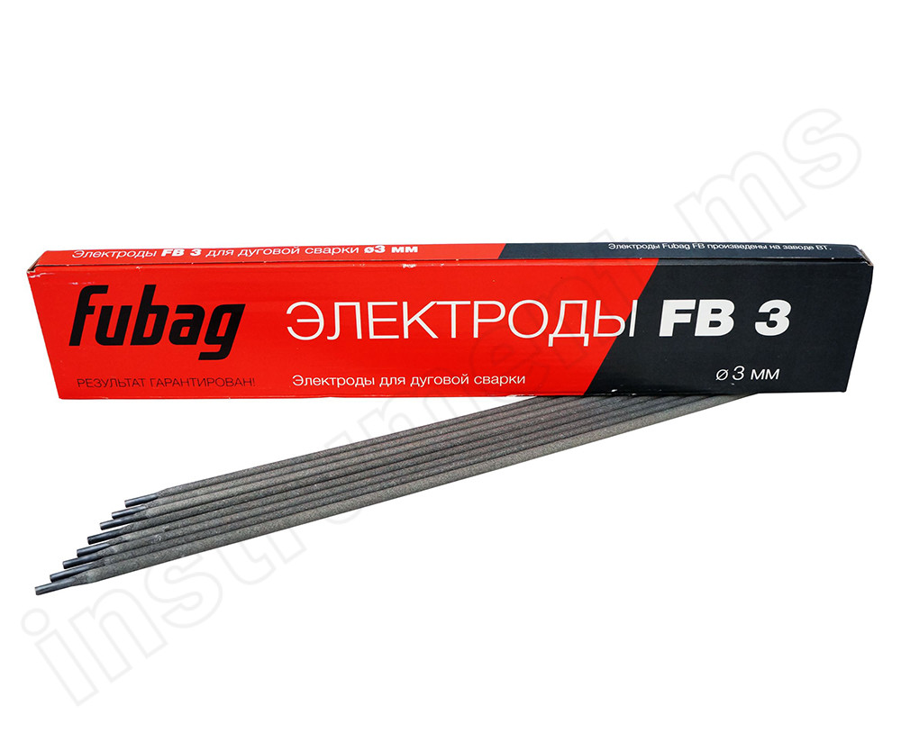 Электроды сварочные Fubag FB 3 D3.0 мм 0,9 кг - фото 1