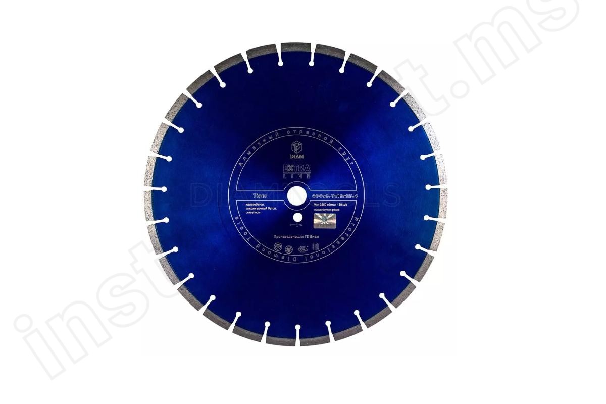 Алмазный диск Diam Tiger Extra Line 400х25,4мм 000541 - фото 1
