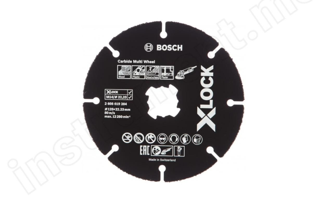 Отрезной круг Bosch X-Lock, по дереву, d=125 мм   арт.2608619284 - фото 1