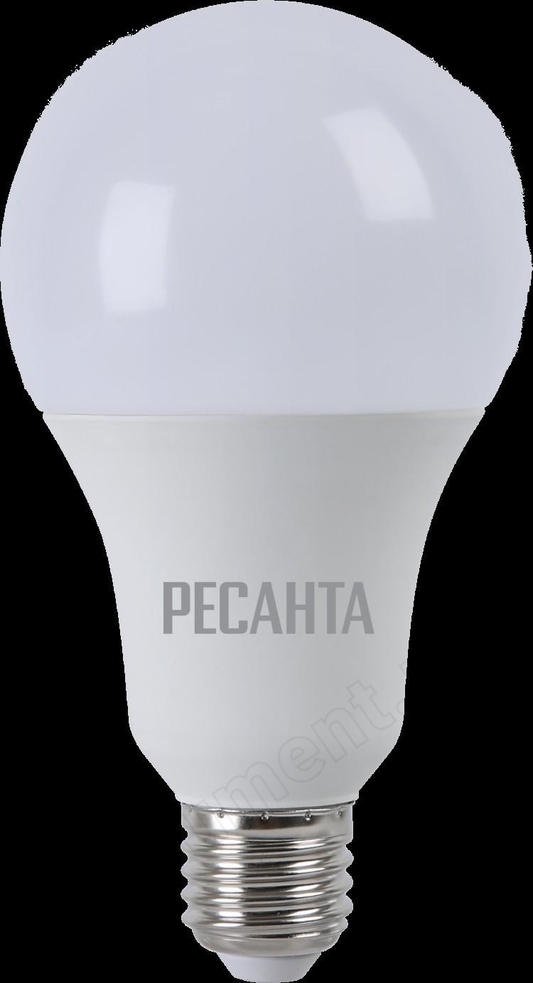 Лампа светодиодная РЕСАНТА LL-R-A80-20W-230-3K-E27 - фото 1