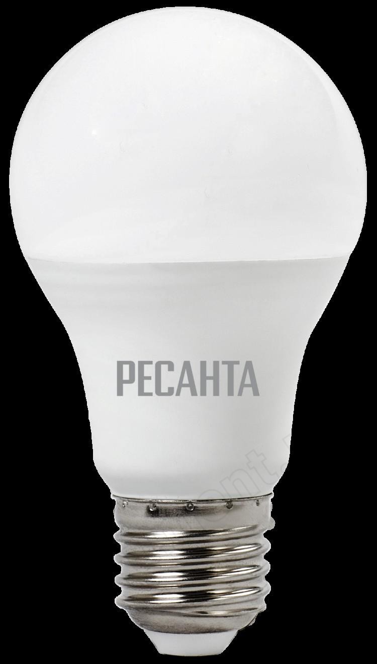 Лампа светодиодная Ресанта LL-R-A65-15W-230-6K-E27 - фото 1