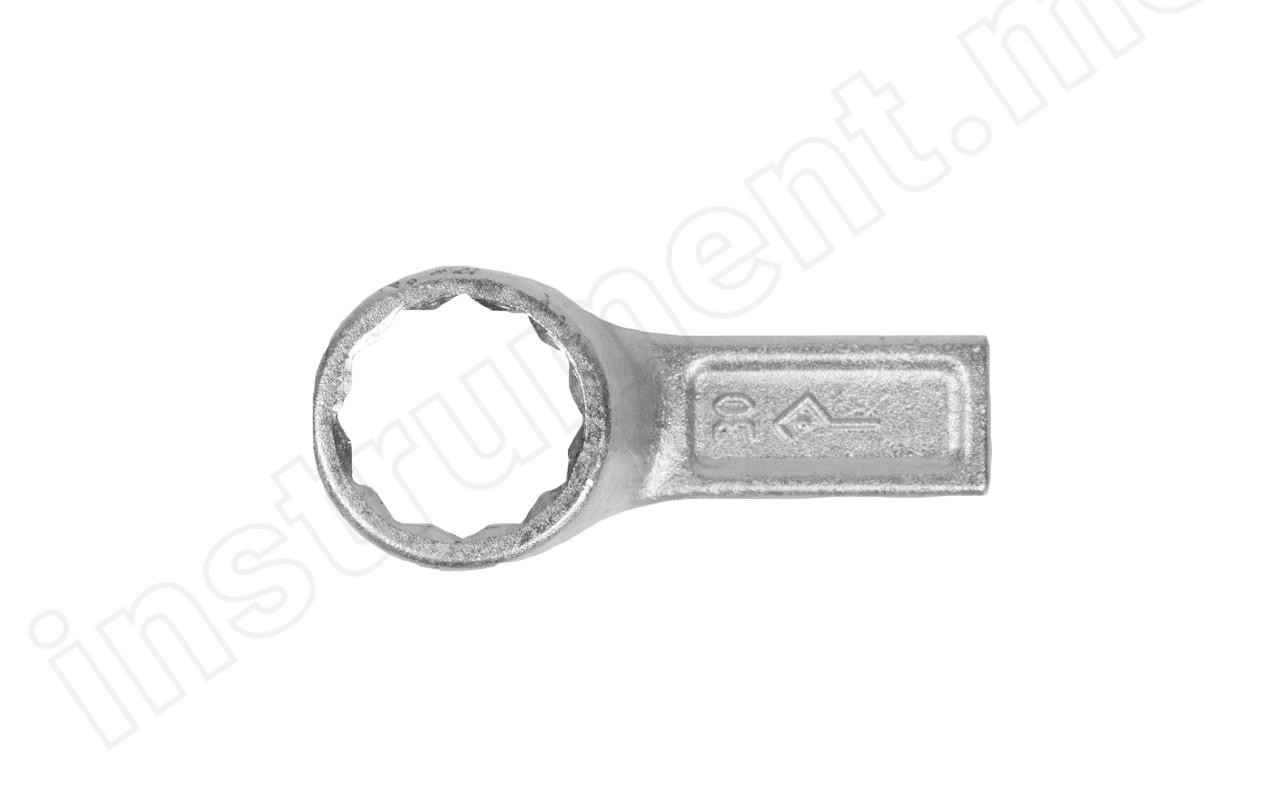 Ключ накидной односторонний оцинк. 30мм КЗСМИ 129886 - фото 1