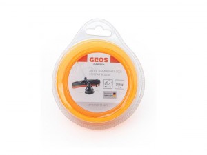Леска для триммера круглая Geos d 2,4мм/15м 213487 - фото 1