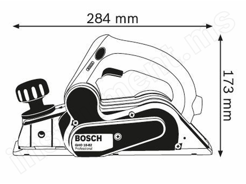 Рубанок Bosch HD GHO 15-82 - фото 3