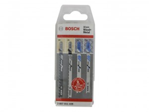 Набор пилок к лобзику Bosch Дерево + металл 18 шт 2607011439 - фото 2