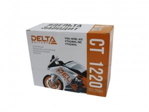 Аккумулятор Delta CT 1220   арт.Y50-N18L-A3, YTX24HL-BS, YTX24HL - фото 4