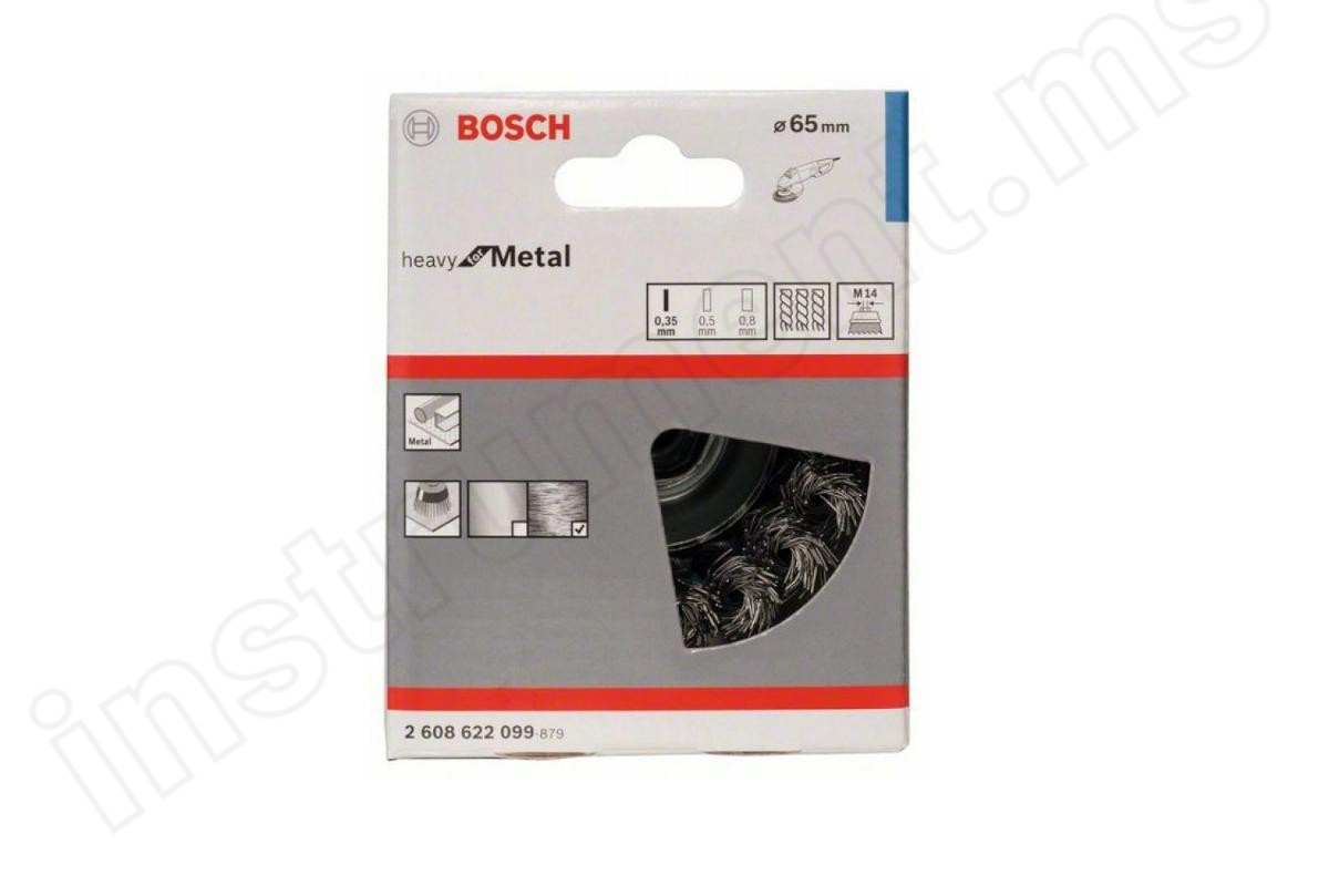Зачистная щётка для УШМ Bosch d=65мм - фото 2