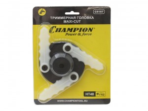 Триммерная головка с пластиковыми ножами Champion HT48 C5157 - фото 4