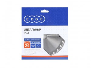 Диск пильный 160х20/16х24з. EDGE Patriot по дереву арт.810010003 - фото 4