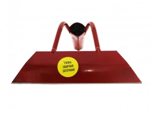 Тяпка сварная самозаточная 190х50мм без черенка Гарант, красная - фото 2