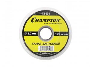 Канат запускной 1 метр Champion d 3,0мм C6001 - фото 3