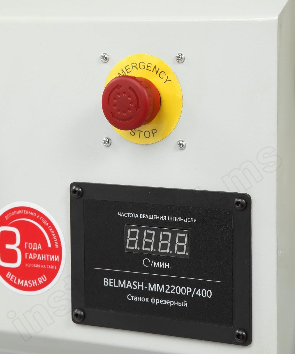 Фрезерный станок BELMASH MM2200P/400 (2.2 кВт, 400 В) - фото 18