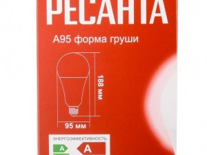 Лампа светодиодная Ресанта LL-R-A95-25W-230-4K-E27 - фото 4
