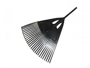 Грабли веерные 27 зубцов, с черенком, черные Protex Умелец - фото 3